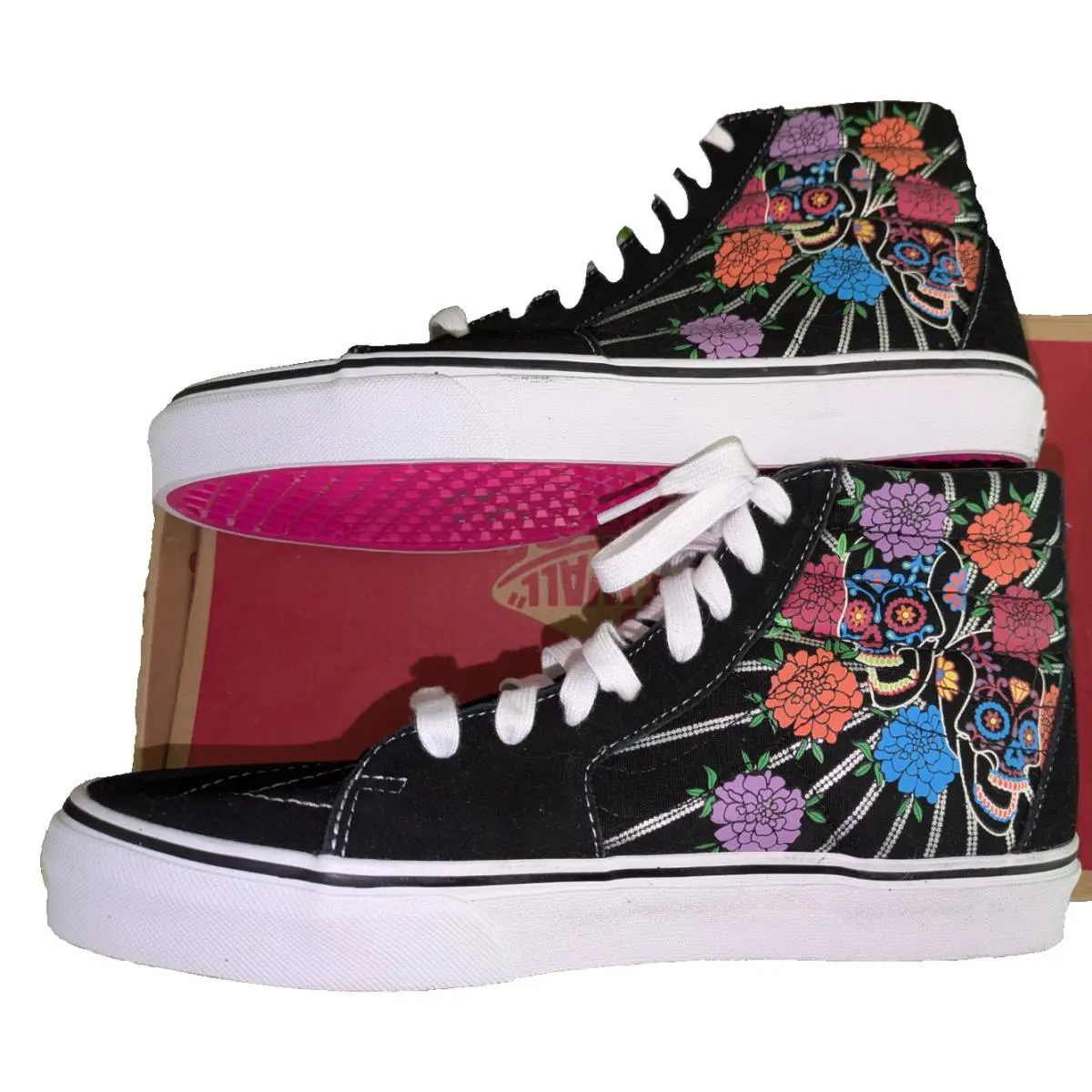 Vans shoes - VANS Sk8-Hi Day of the Dead - VN0A7Q5NBMW - Multicolor 5