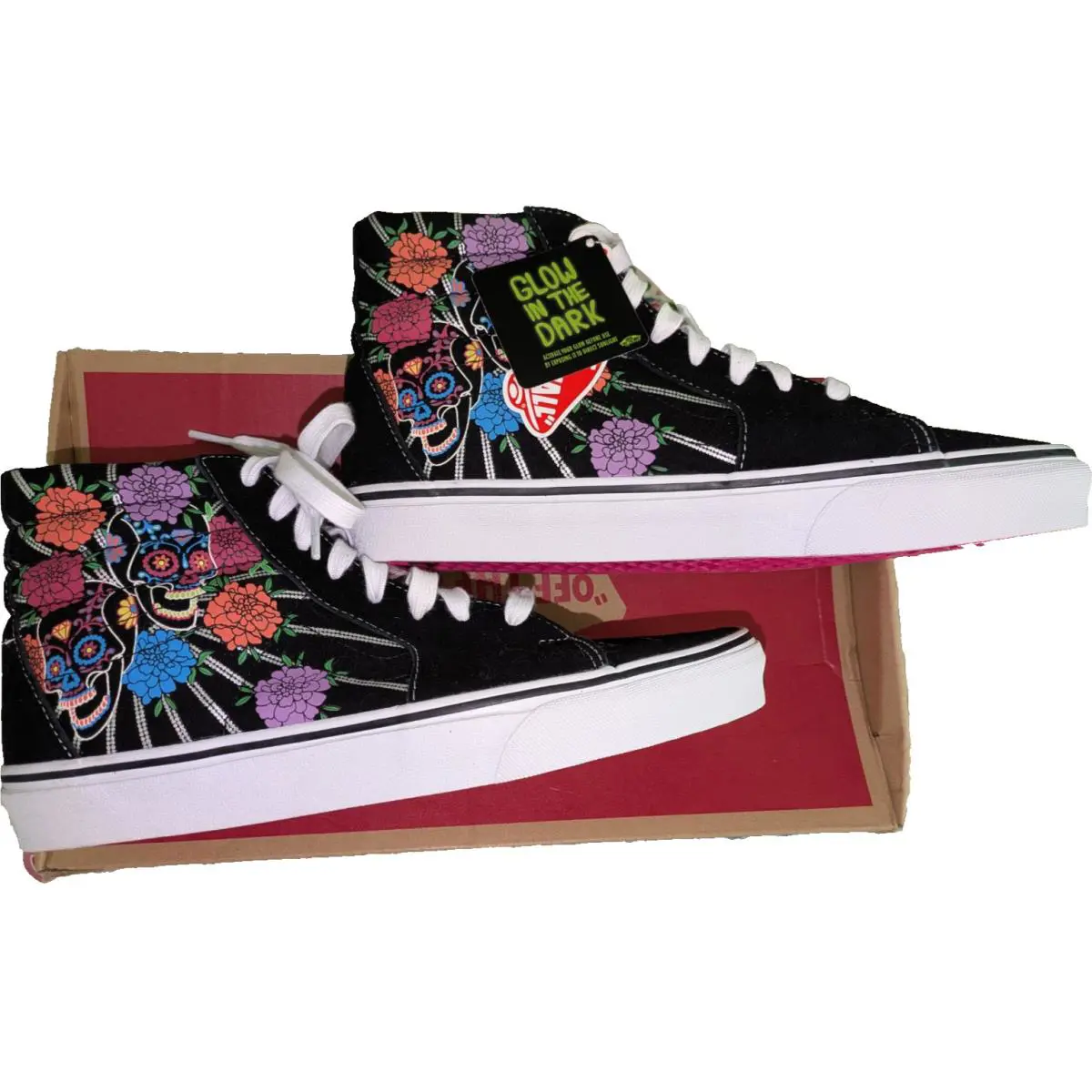 Vans shoes - VANS Sk8-Hi Day of the Dead - VN0A7Q5NBMW - Multicolor 6