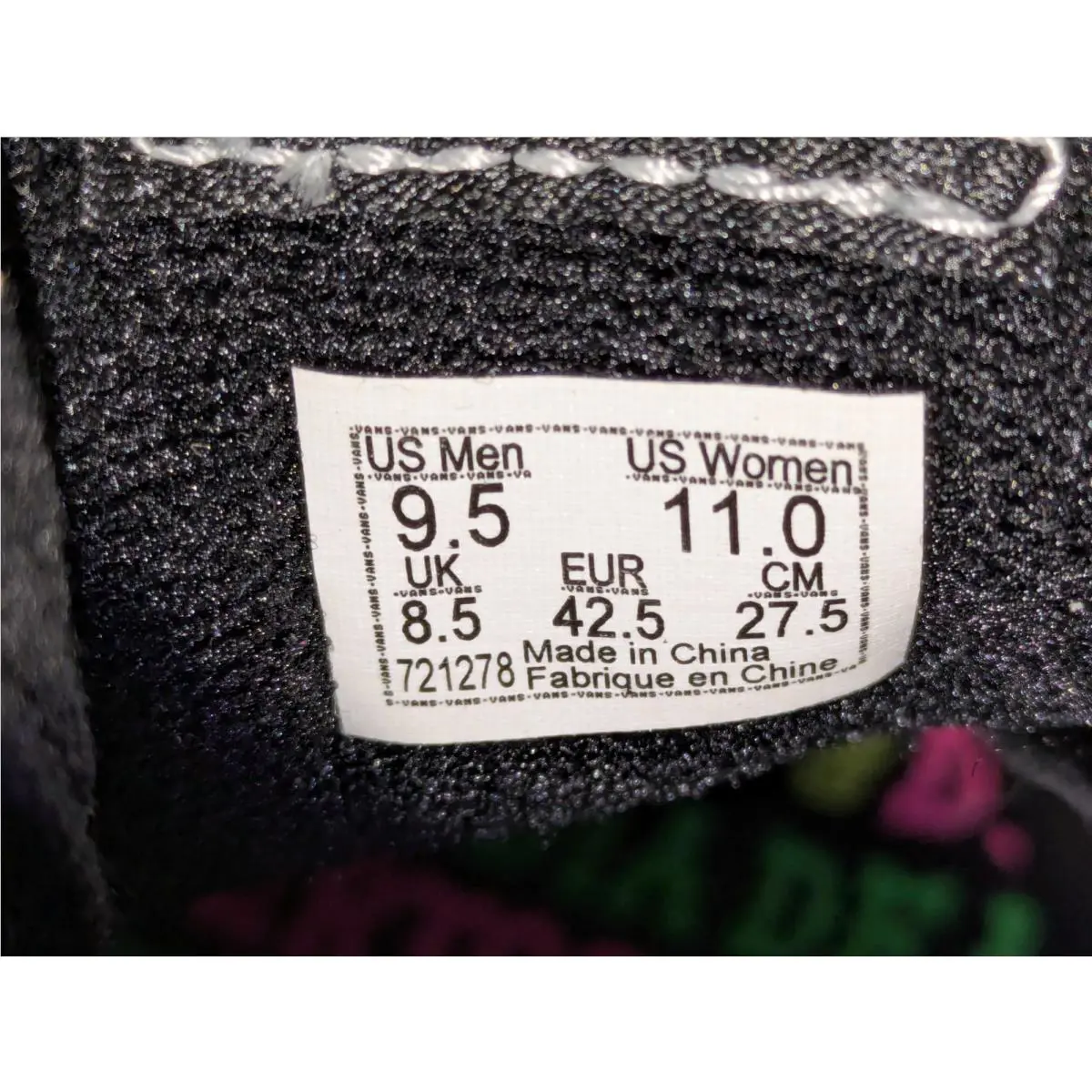 Vans shoes - VANS Sk8-Hi Day of the Dead - VN0A7Q5NBMW - Multicolor 1