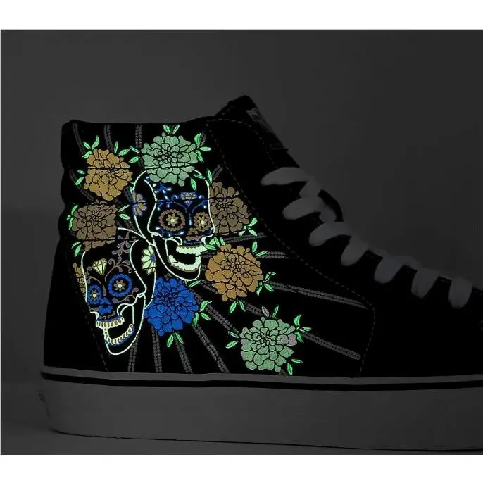 Vans shoes - VANS Sk8-Hi Day of the Dead - VN0A7Q5NBMW - Multicolor 4