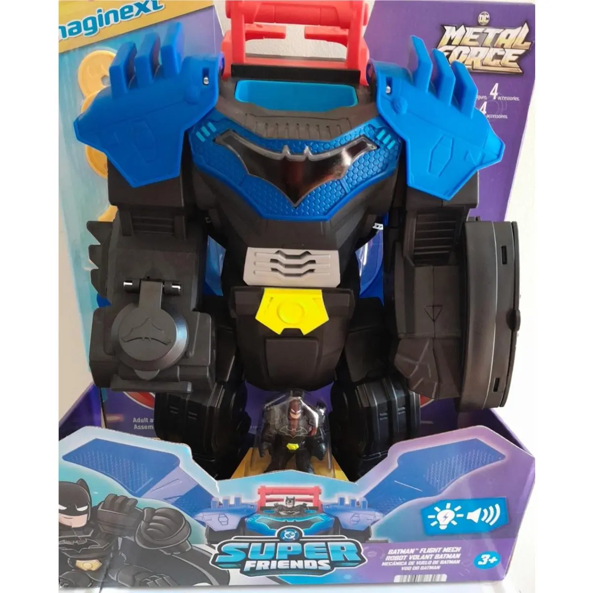 Fisher-price Imaginext DC Super Friends Batman Flight Mech Lights Sounds
