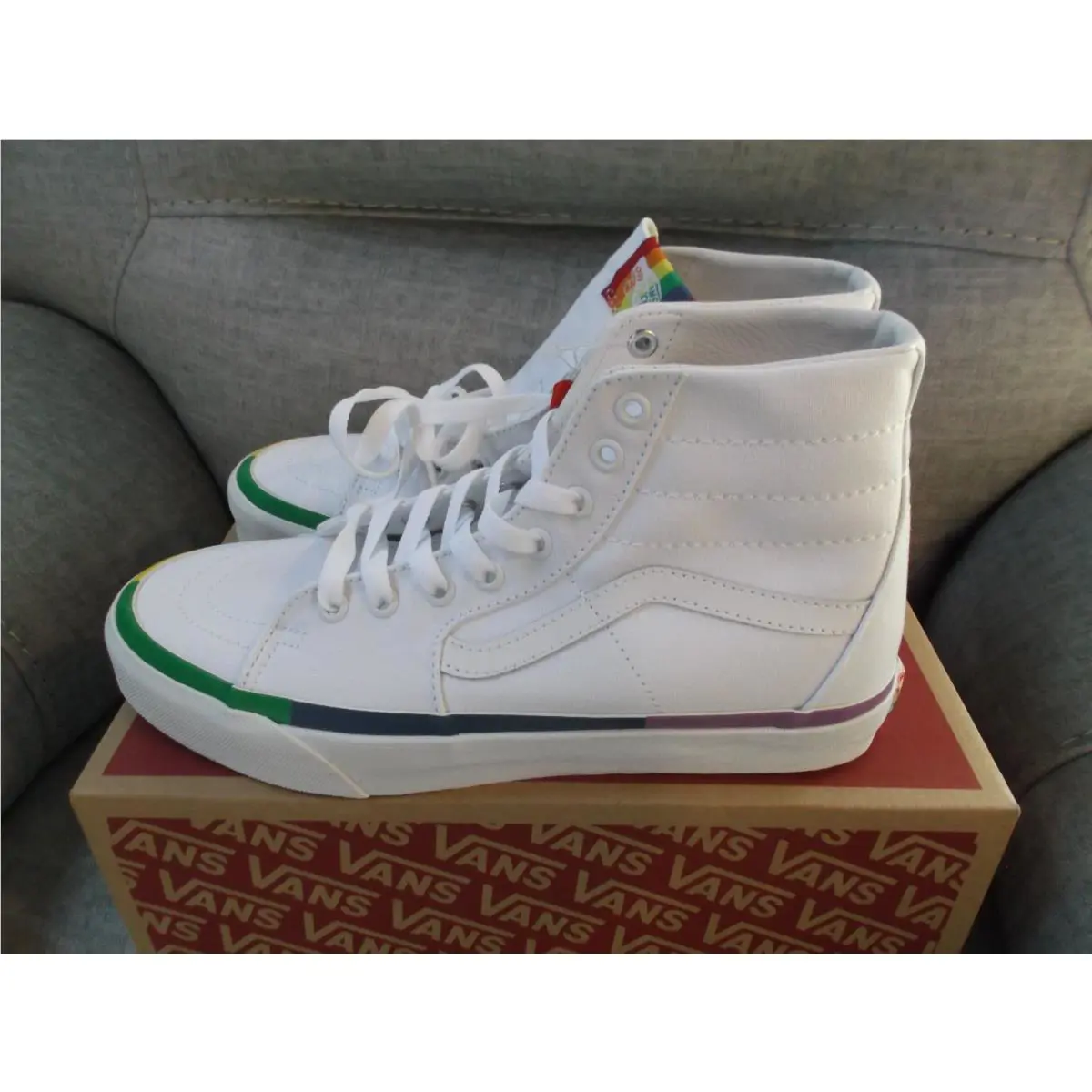 Vans shoes - VANS Sk8-Hi - VN0A4U16MWF - White (UPC: 194901119647) 3