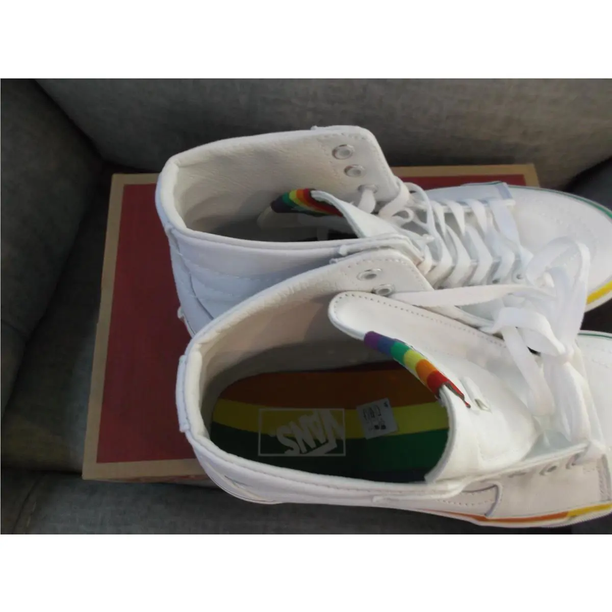 Vans shoes - VANS Sk8-Hi - VN0A4U16MWF - White (UPC: 194901119647) 6