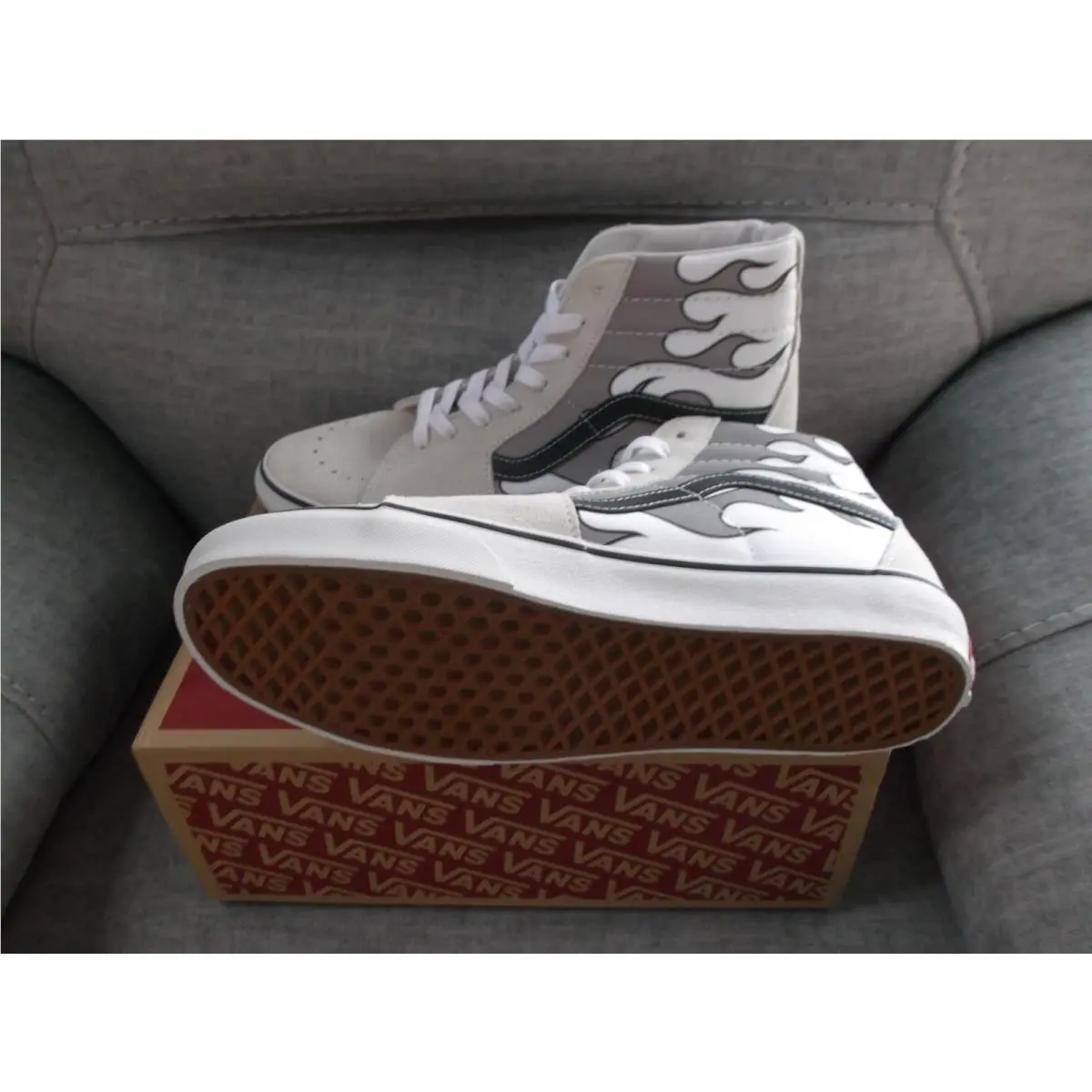 Vans shoes - VANS Sk8-Hi - VN0005U9W00 - White (UPC: 196571328398) 1