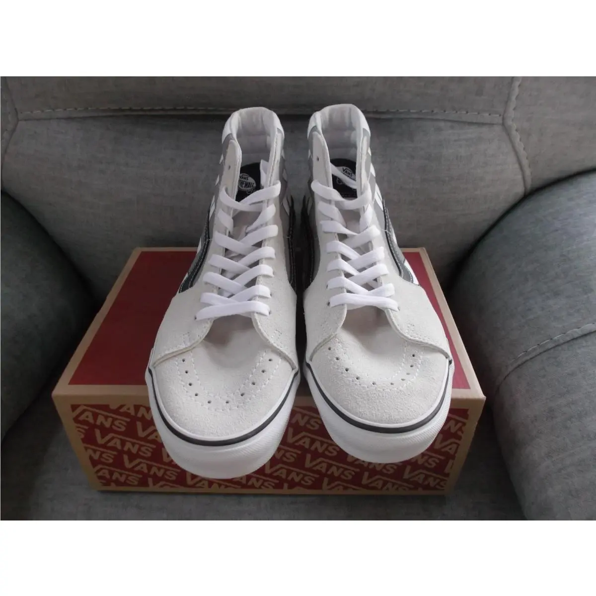 Vans shoes - VANS Sk8-Hi - VN0005U9W00 - White (UPC: 196571328398) 2