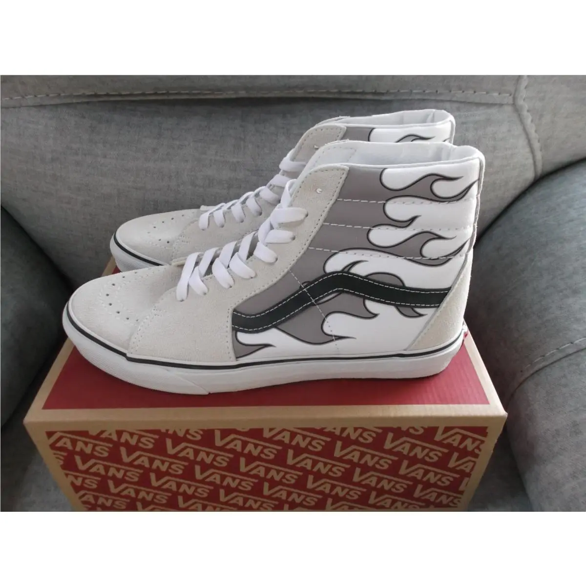 Vans shoes - VANS Sk8-Hi - VN0005U9W00 - White (UPC: 196571328398) 3
