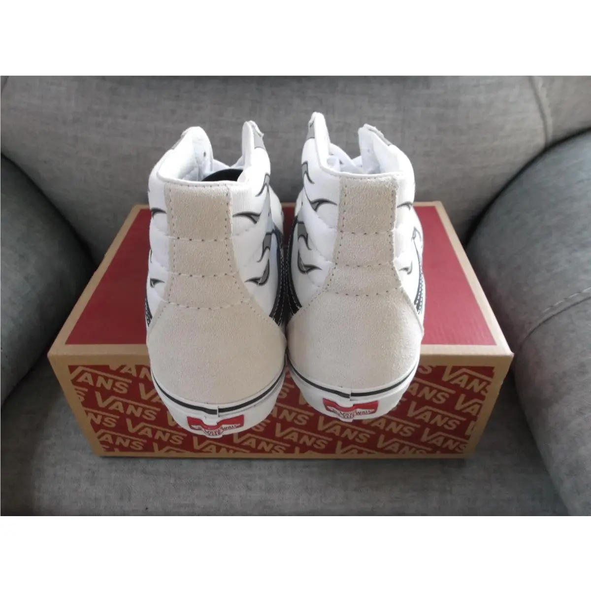 Vans shoes - VANS Sk8-Hi - VN0005U9W00 - White (UPC: 196571328398) 4