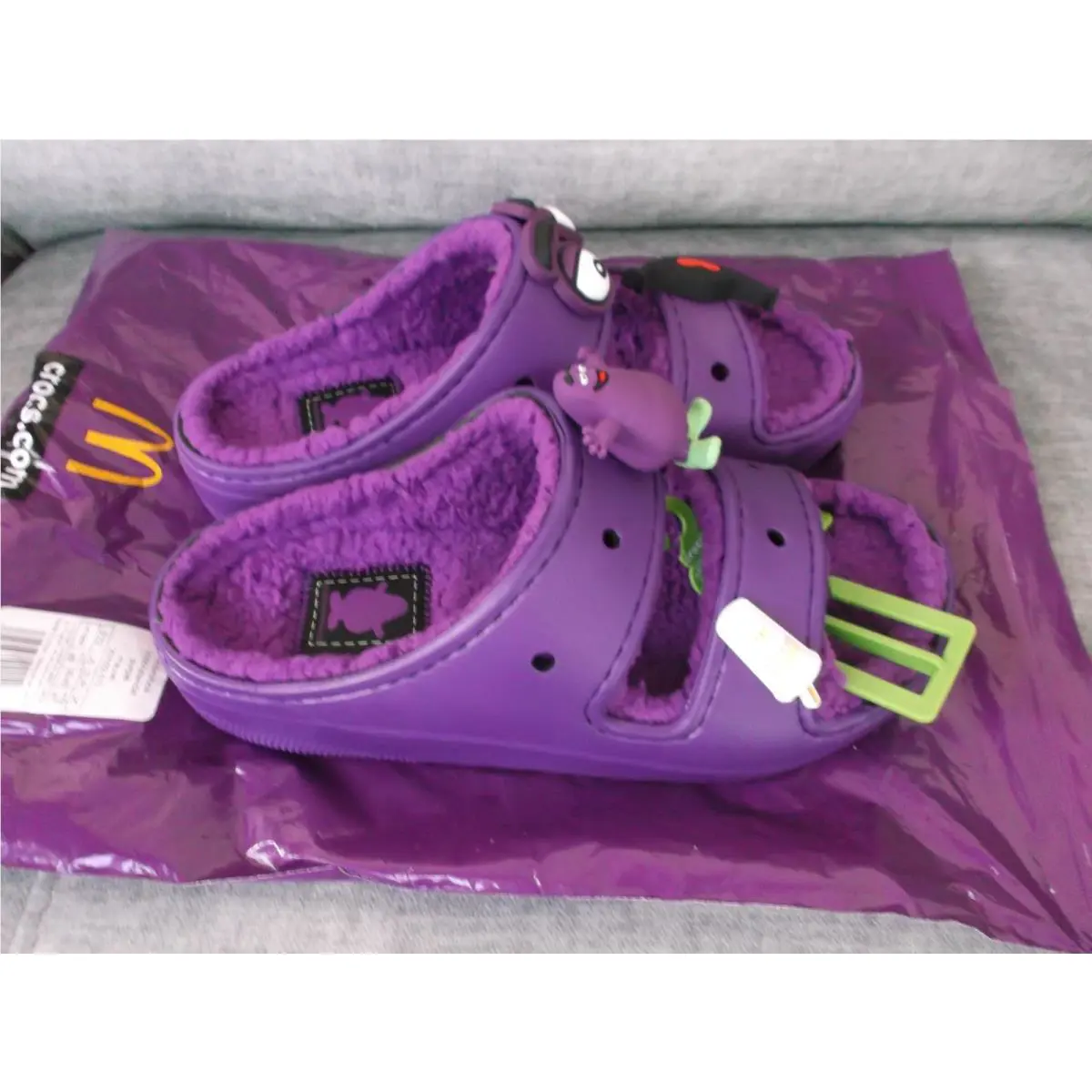 Crocs shoes - Crocs Grimace Cozzy - Grimace Cozzy - Purple (UPC: 196265512256) 4