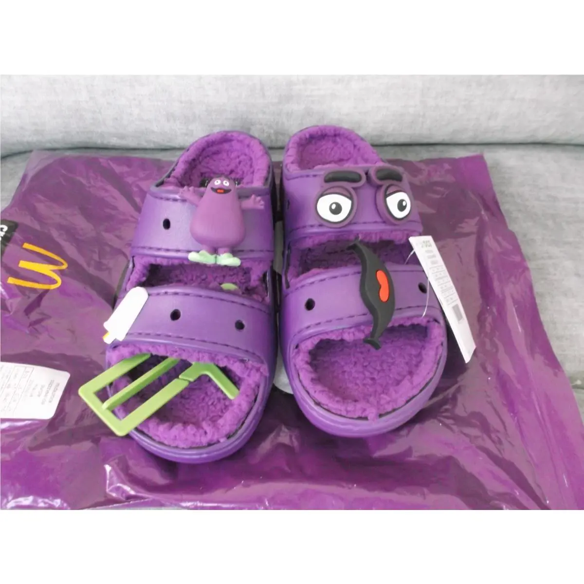 Crocs shoes - Crocs Grimace Cozzy - Grimace Cozzy - Purple (UPC: 196265512256) 5