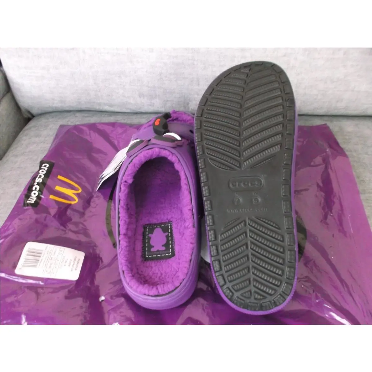 Crocs shoes - Crocs Grimace Cozzy - Grimace Cozzy - Purple (UPC: 196265512256) 2