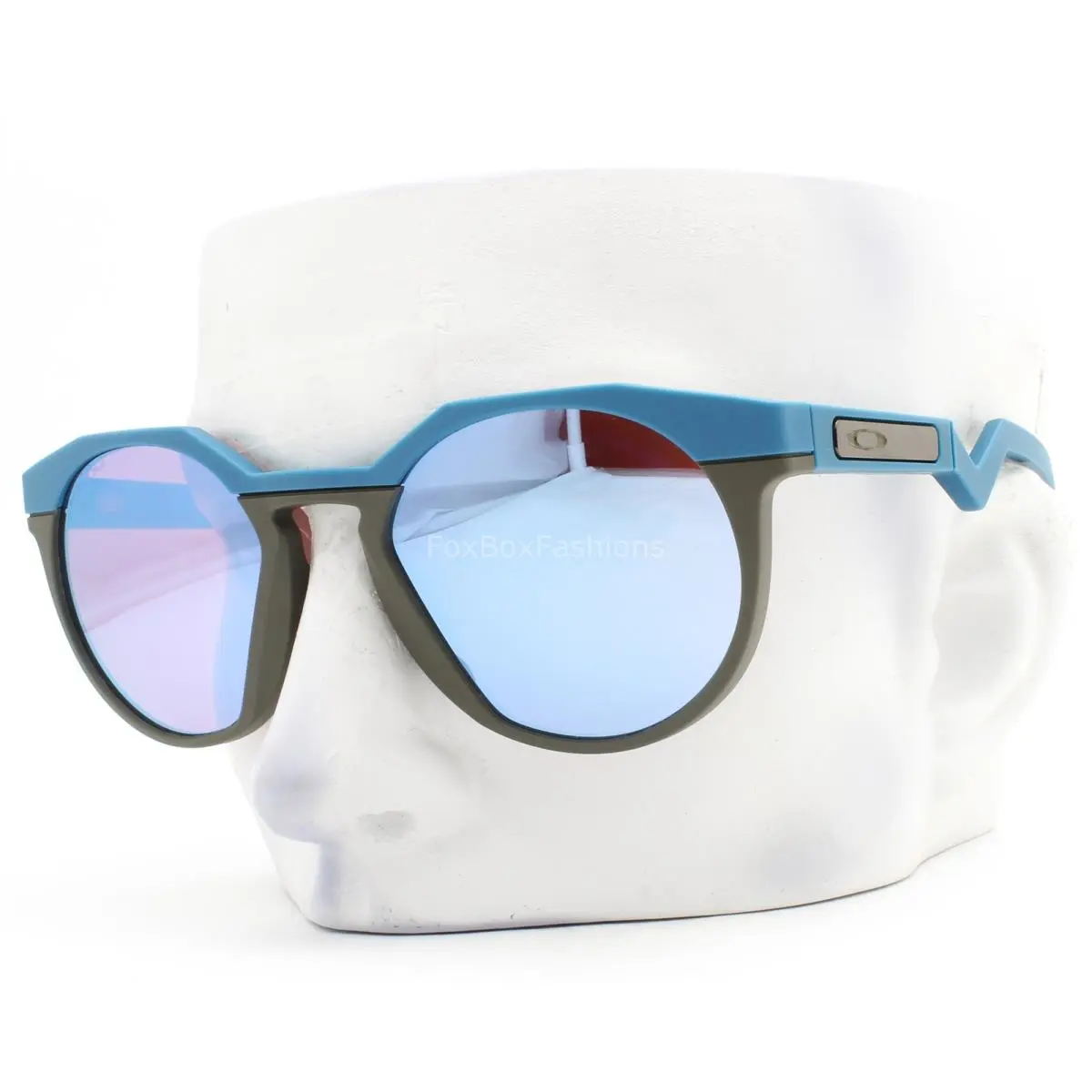 Hstn Sunglasses Matte Teal on Olive Prizm Snow Sapphire OO9242-2152 Pouch by Oakley