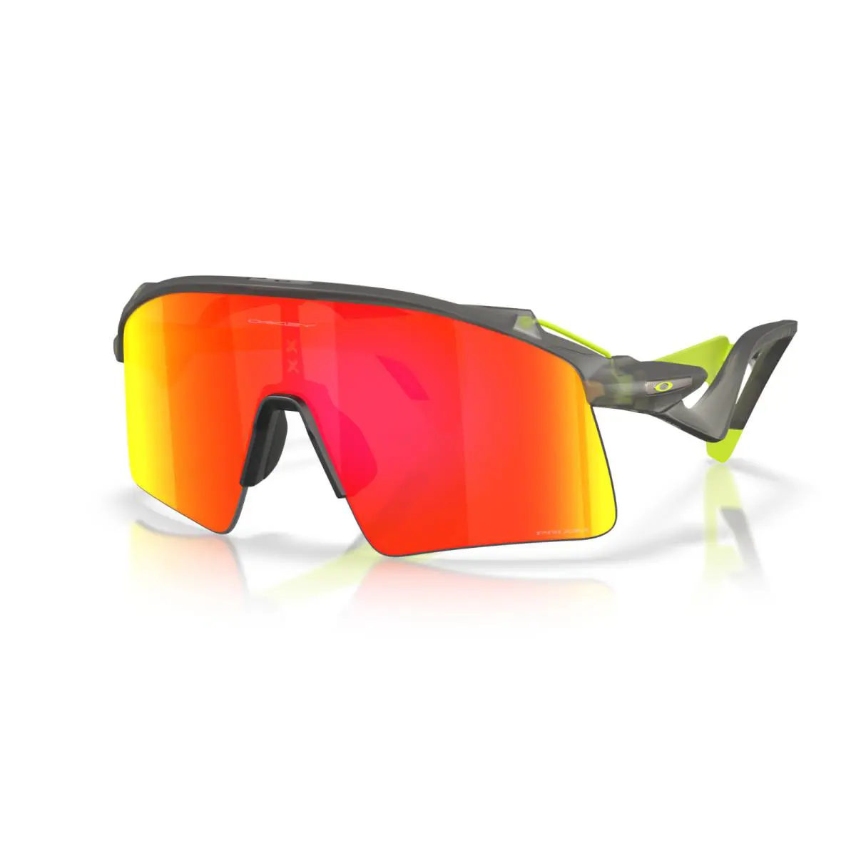 Stunt Wing Sunglasses OO9519-0441 Matte Grey Smoke W/ Prizm Ruby Lens by Oakley