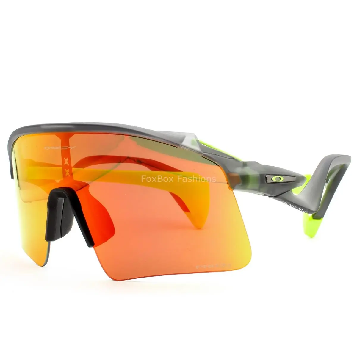 Stunt Wing Sunglasses Matte Gray Smoke Prizm Ruby OO9519-0441 with Case by Oakley