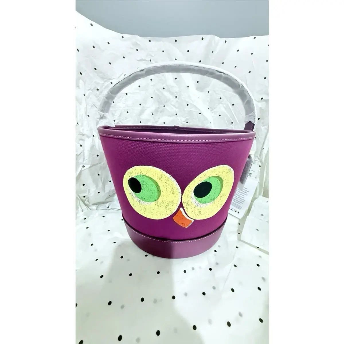 Coach Trick or Treat Halloween Bucket Bag CCE03 Purple Handbag Purse