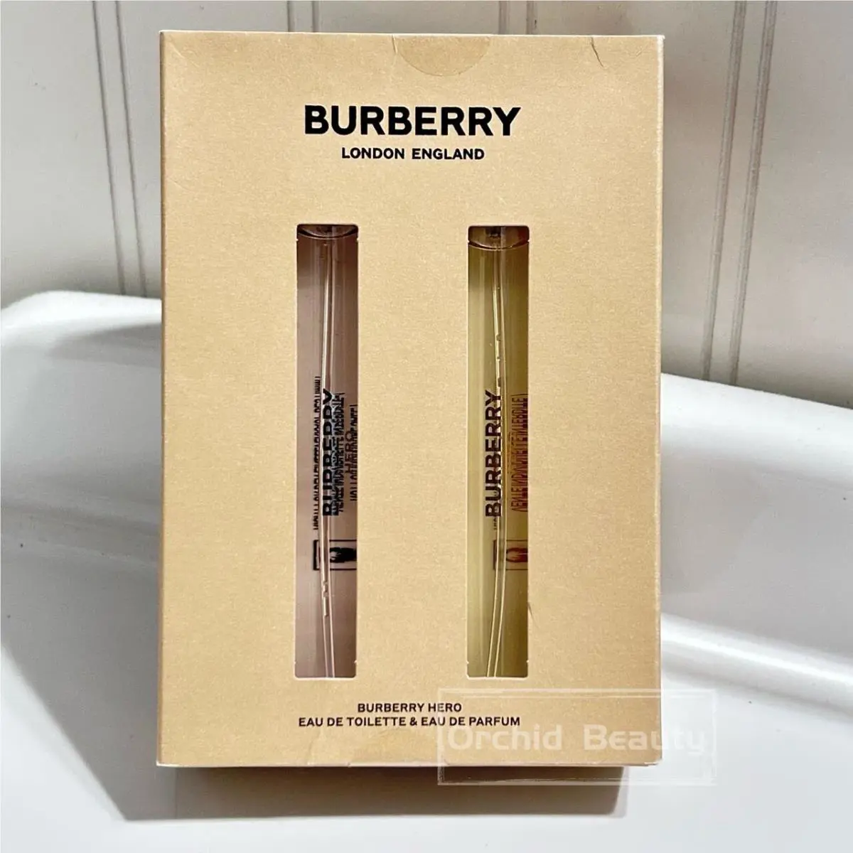 2PC Burberry Hero Edp/edt Perfume For Men Spray Travel Size Gift Set 2x 10ml