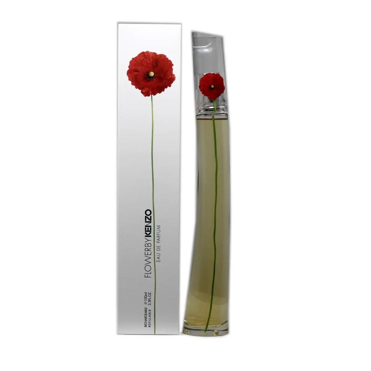 Kenzo Flower Eau DE Parfum Refillable Natural Spray 100 ML/3.3 Fl.oz