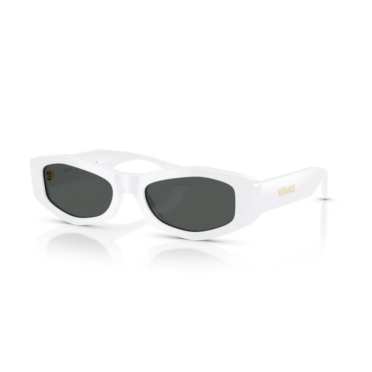 Versace Sunglasses VE4487 314/87 54mm White / Dark Grey Lens