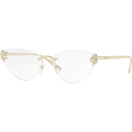 Versace VE1254B Eyeglass Frames 1252-54 - Pale Gold VE1254B-1252-54