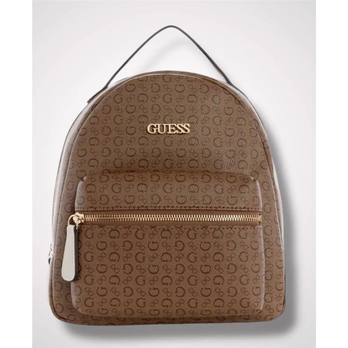 Guess Backpack Elmore Signature Print Cocoa