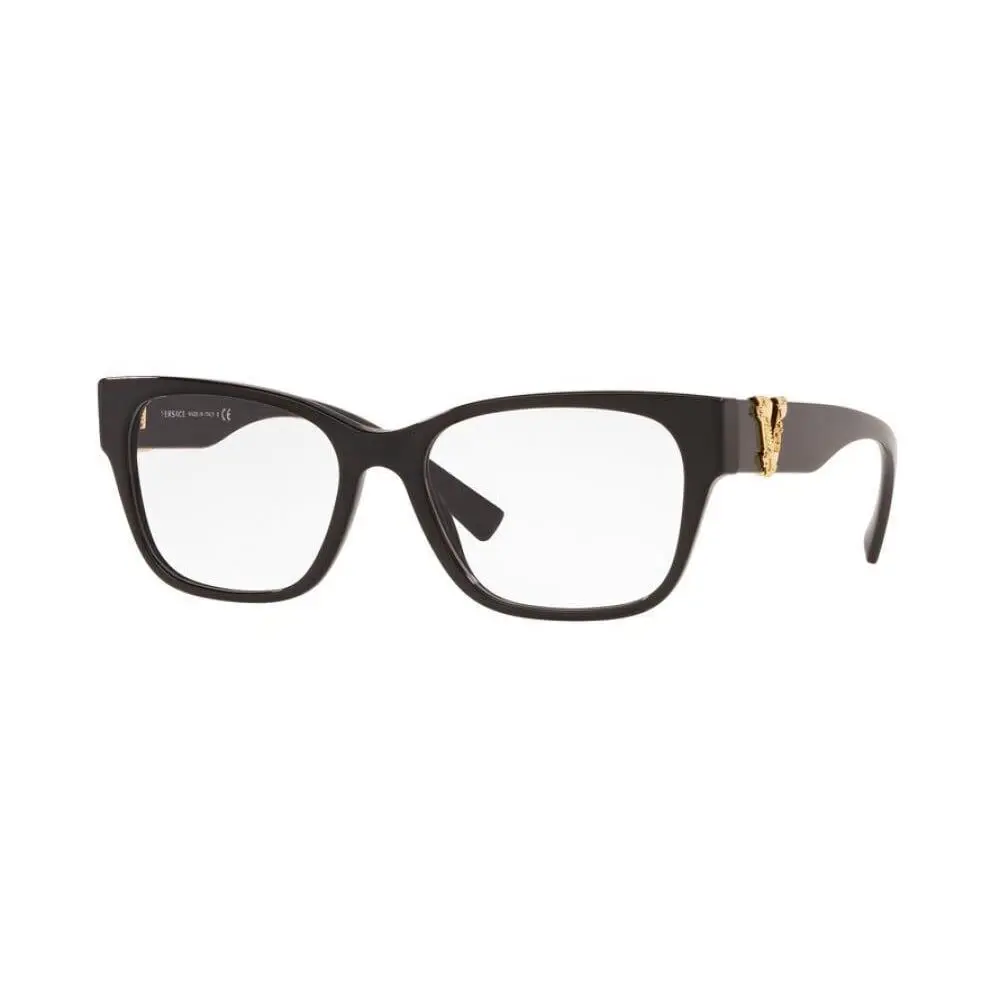 Versace Varsace Eyeglasses Black VE3283-GB1 54-17-140