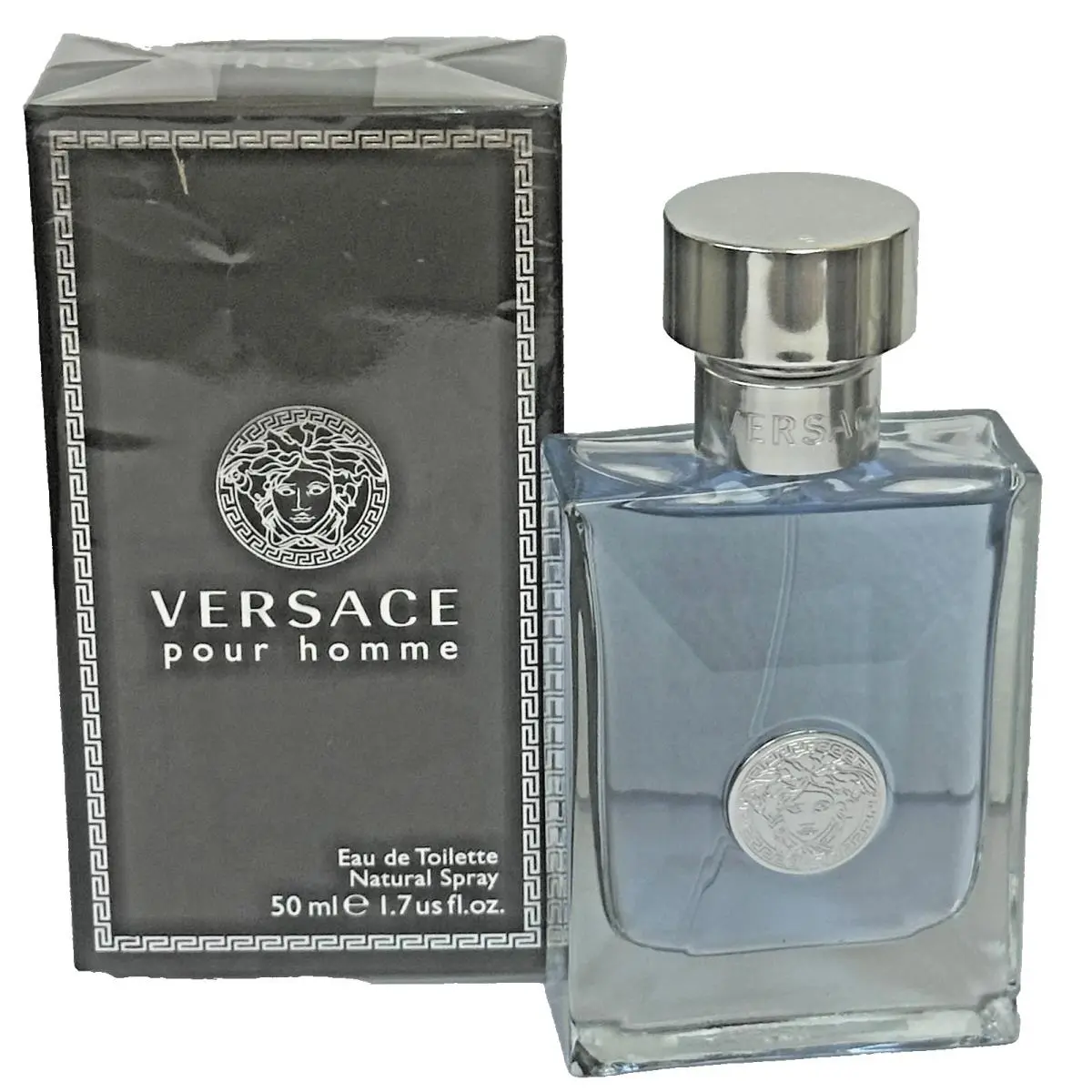 Versace Pour Homme For Men 1.7 oz Eau De Toilette Spray Box