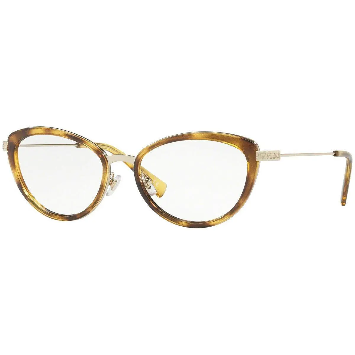 Versace VE1244-1400-53 Women`s Cat Eye Eyeglasses W/demo Lens