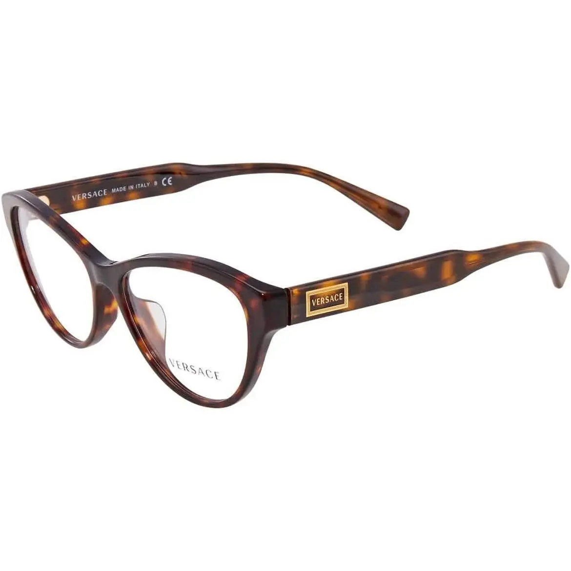 Versace Eyeglasses VE3276A 108 54mm Havana / Demo Lens