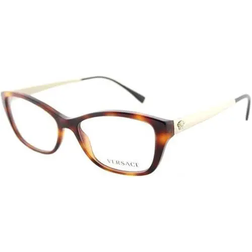 Versace Varsace Eyeglasses Havana W/ Demo Lens VE3236 -5217 54 52-16-140