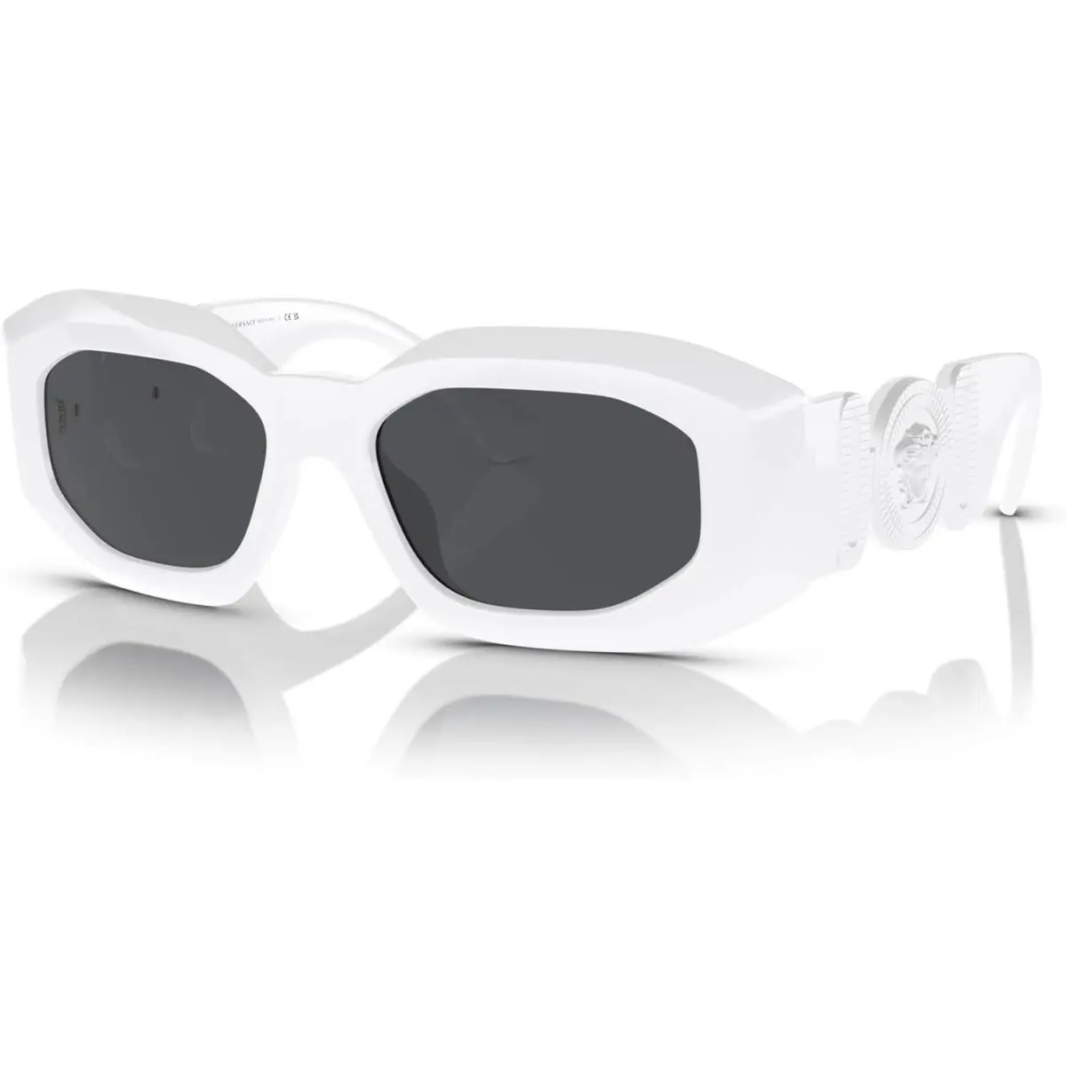 Versace Sunglasses VE4425U 543887 54mm White / Dark Grey Lens
