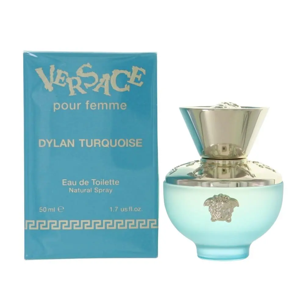 Dylan Turquoise by Versace Box For Women 1.7 Oz Eau De Toilette Spray