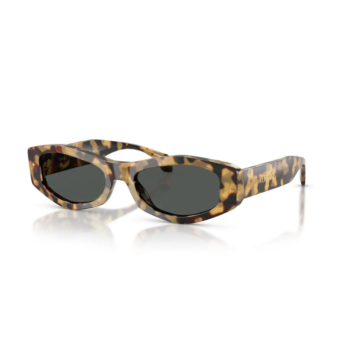 Versace Sunglasses VE4487 777/87 54mm Brown Yellow Havana / Dark Grey Lens