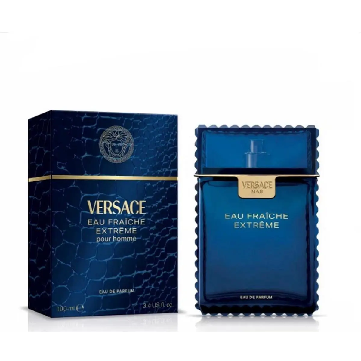 Versace Eau Fraiche Extreme Pour Homme 3.4oz Edp Spray For Men