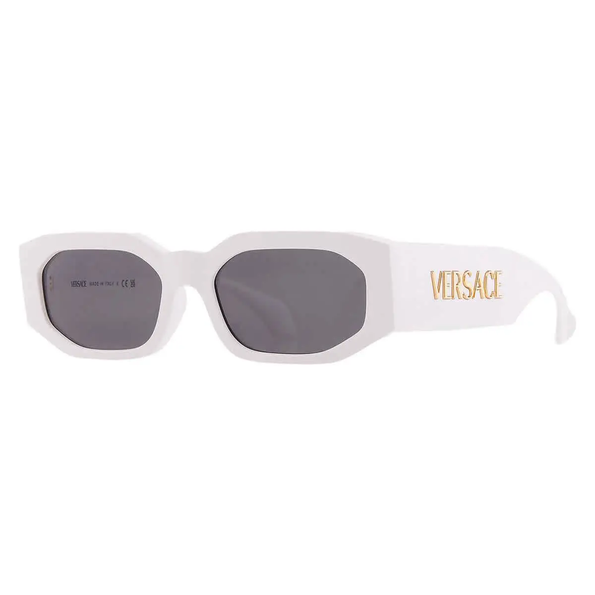 Versace Dark Grey Irregular Ladies Sunglasses VE4489U 314/87 55 VE4489U 314/87