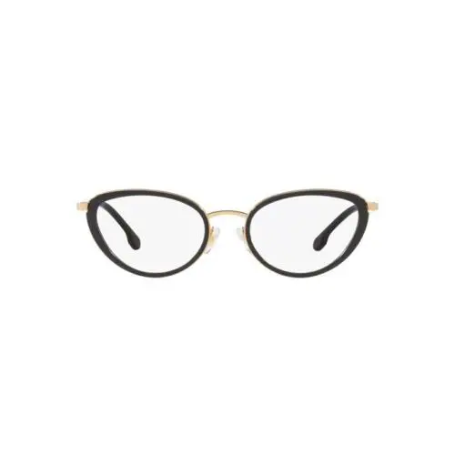Versace Varsace Eyeglasses Black/gold W Demo Lens VE1258-1438 52-19-140