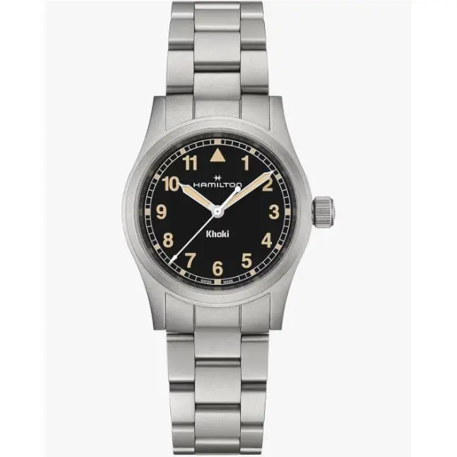 Hamilton Khaki Field Quartz Black Dial and Stainless Steel 33mm Watch H69301131