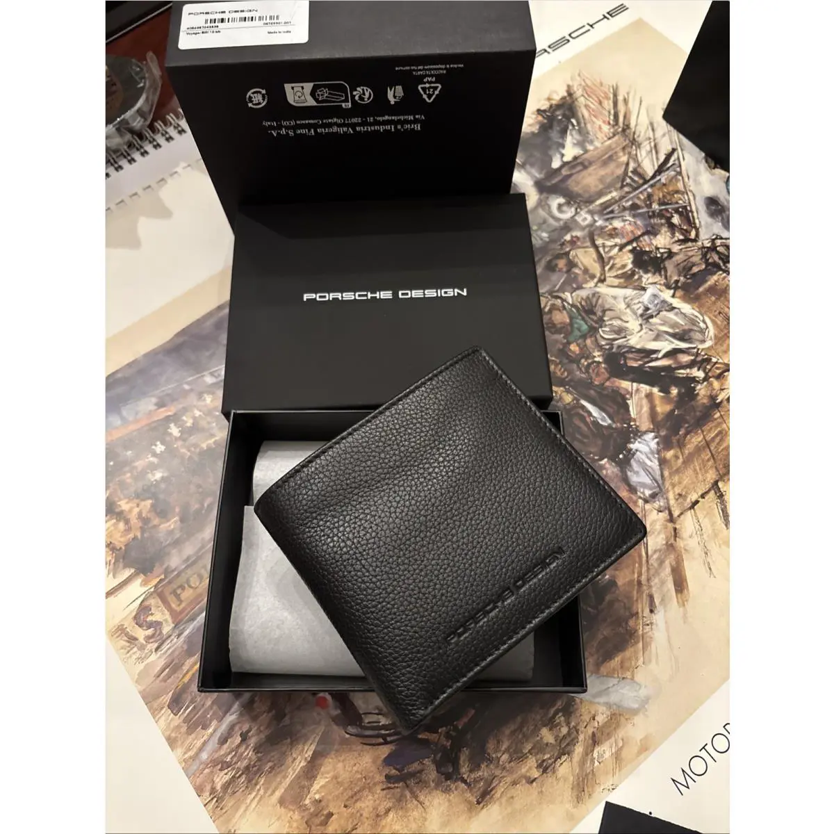 Holiday Bonus Porsche Design Voyager Leather Billfold Only Few Left