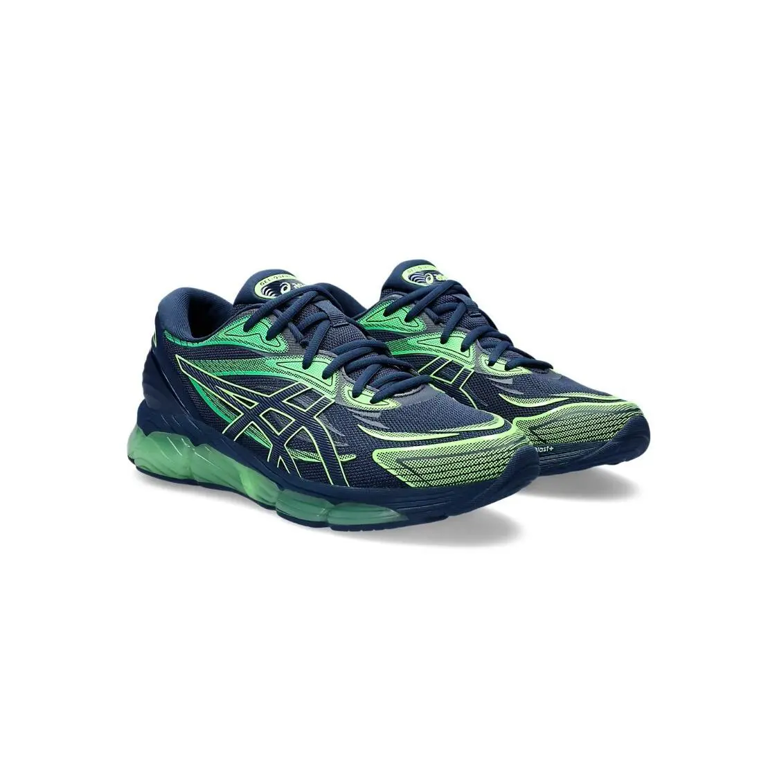 Asics shoes - Gel-Quantum 360 VIII - VIII - 1203A305-400 - Night Sky / Illuminate Green (UPC: 4550457189385) 0
