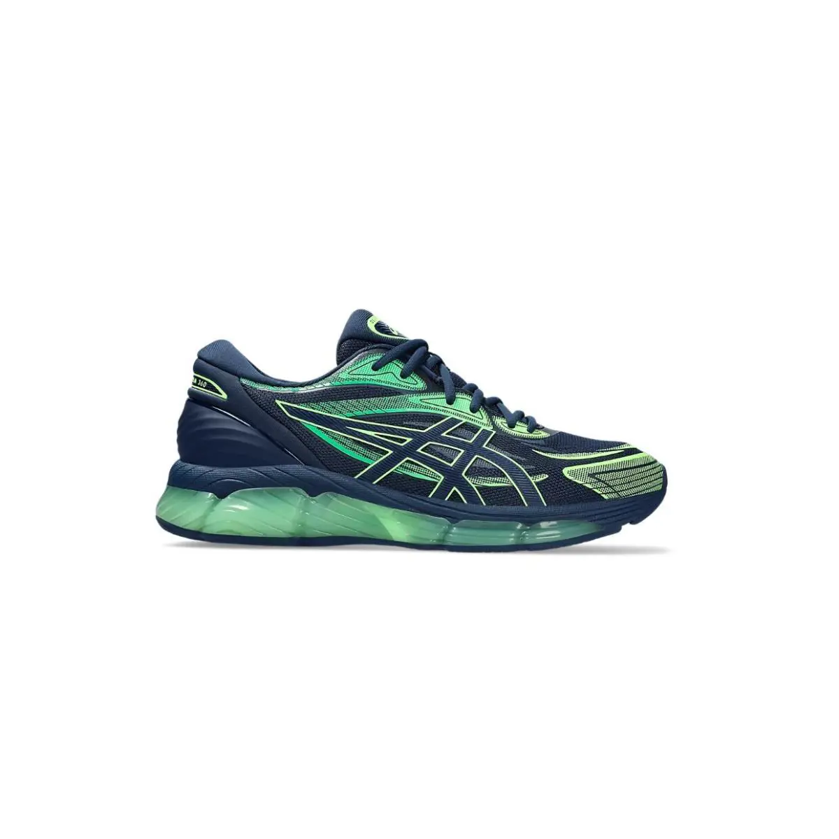 Asics shoes - Gel-Quantum 360 VIII - VIII - 1203A305-400 - Night Sky / Illuminate Green (UPC: 4550457189385) 1