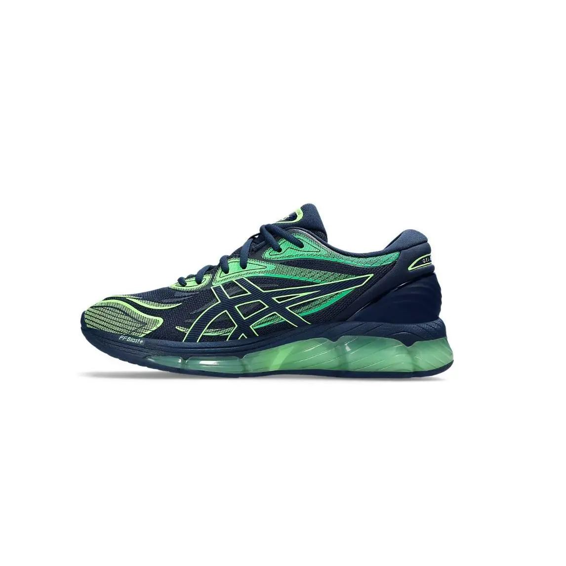 Asics shoes - Gel-Quantum 360 VIII - VIII - 1203A305-400 - Night Sky / Illuminate Green (UPC: 4550457189385) 3