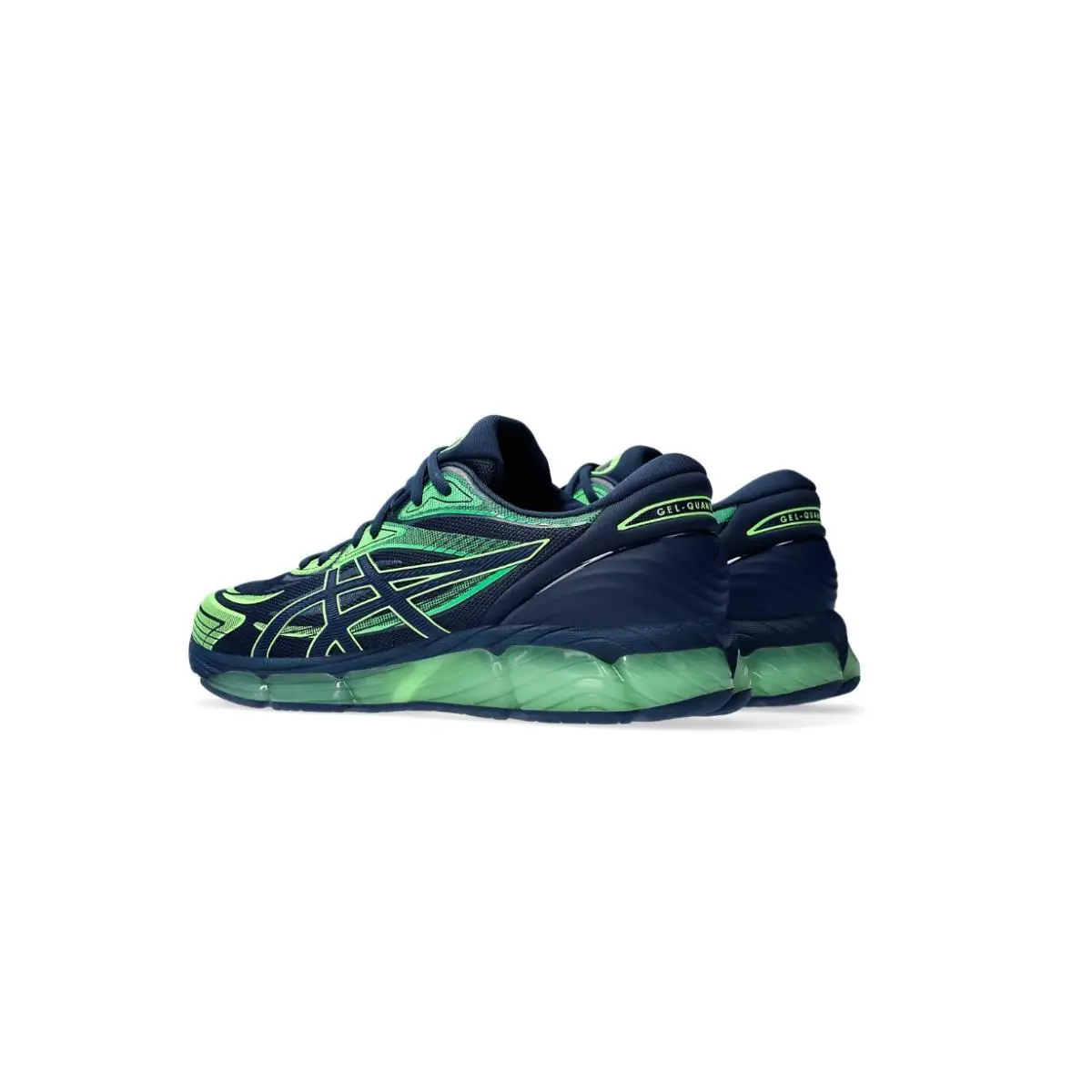 Asics shoes - Gel-Quantum 360 VIII - VIII - 1203A305-400 - Night Sky / Illuminate Green (UPC: 4550457189385) 4