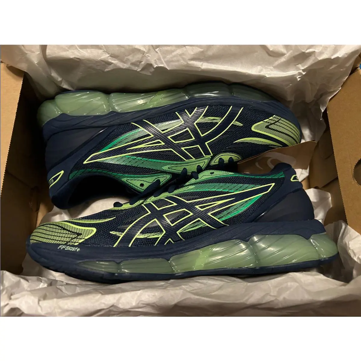 Asics shoes - Gel-Quantum 360 VIII - VIII - 1203A305-400 - Night Sky / Illuminate Green (UPC: 4550457189385) 7