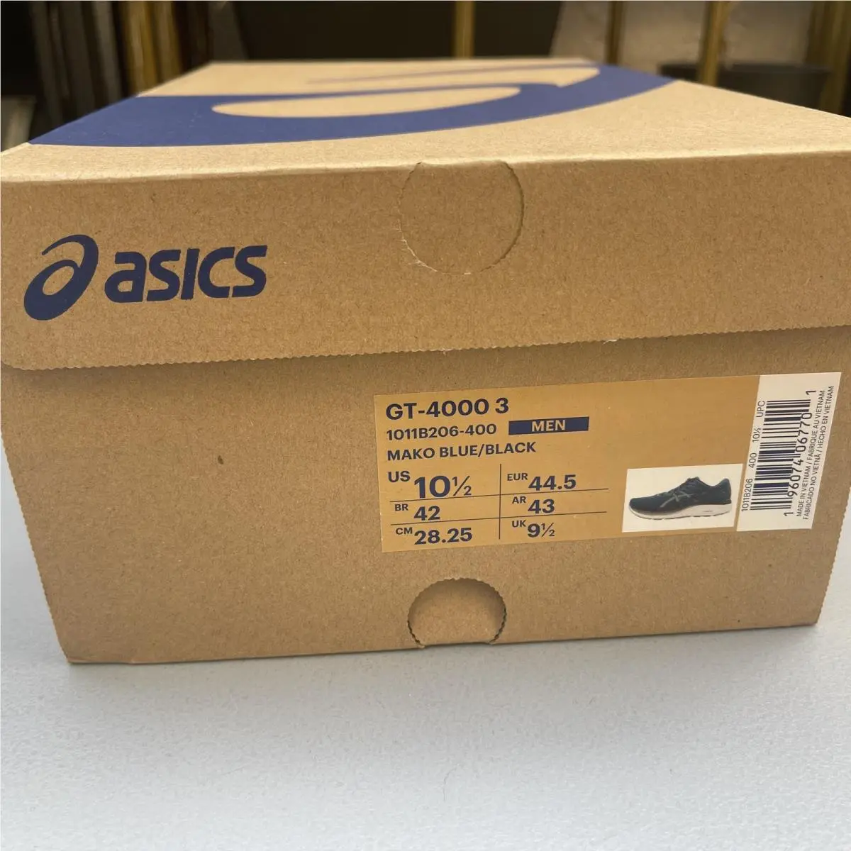 Asics shoes - ASICS GT-4000 3 - 1011B207-003 - Mako Blue/black (UPC: 0196074067701) 2