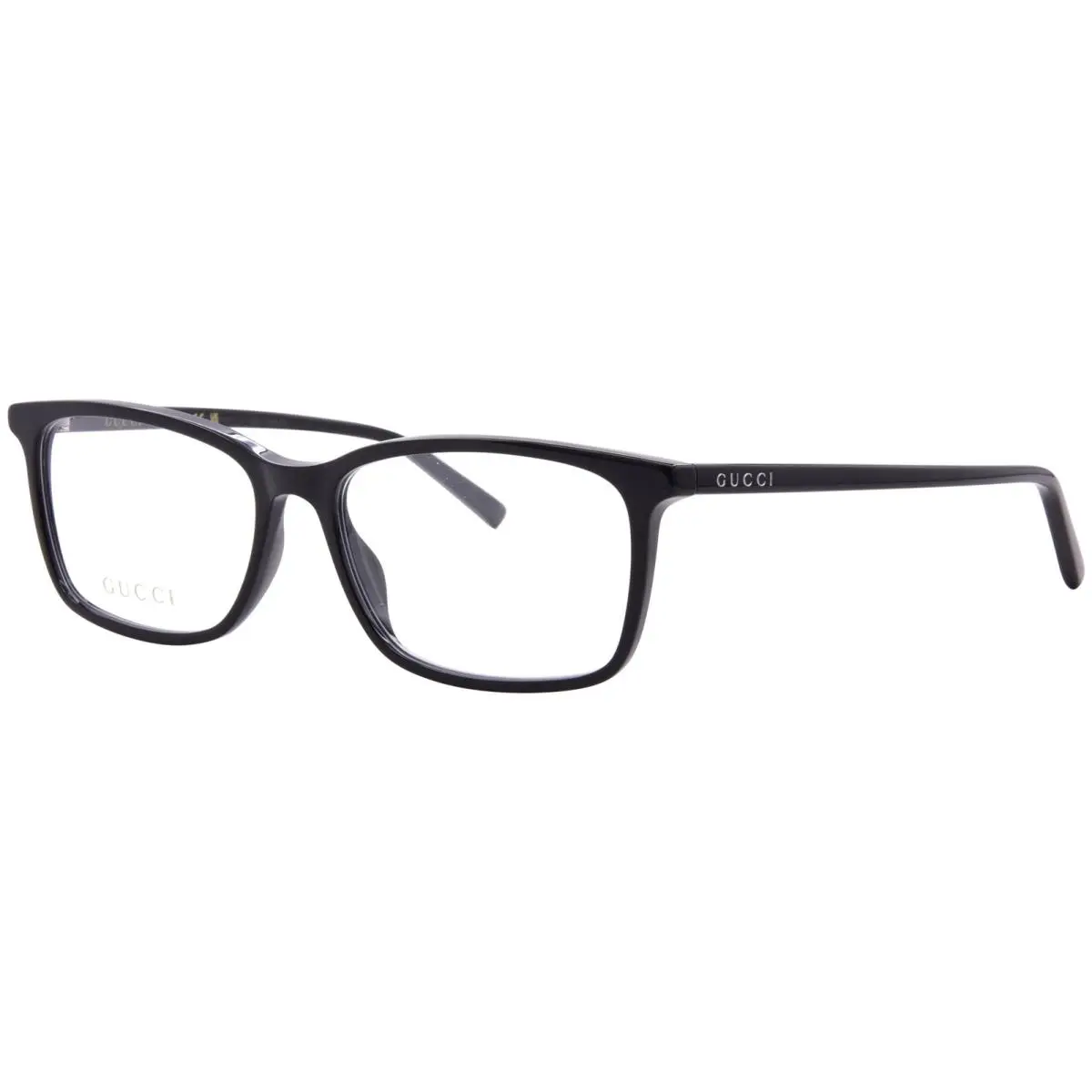 Gucci GG1997O 005 Eyeglasses Frame Men`s Black Full Rim Rectangle Shape 57mm