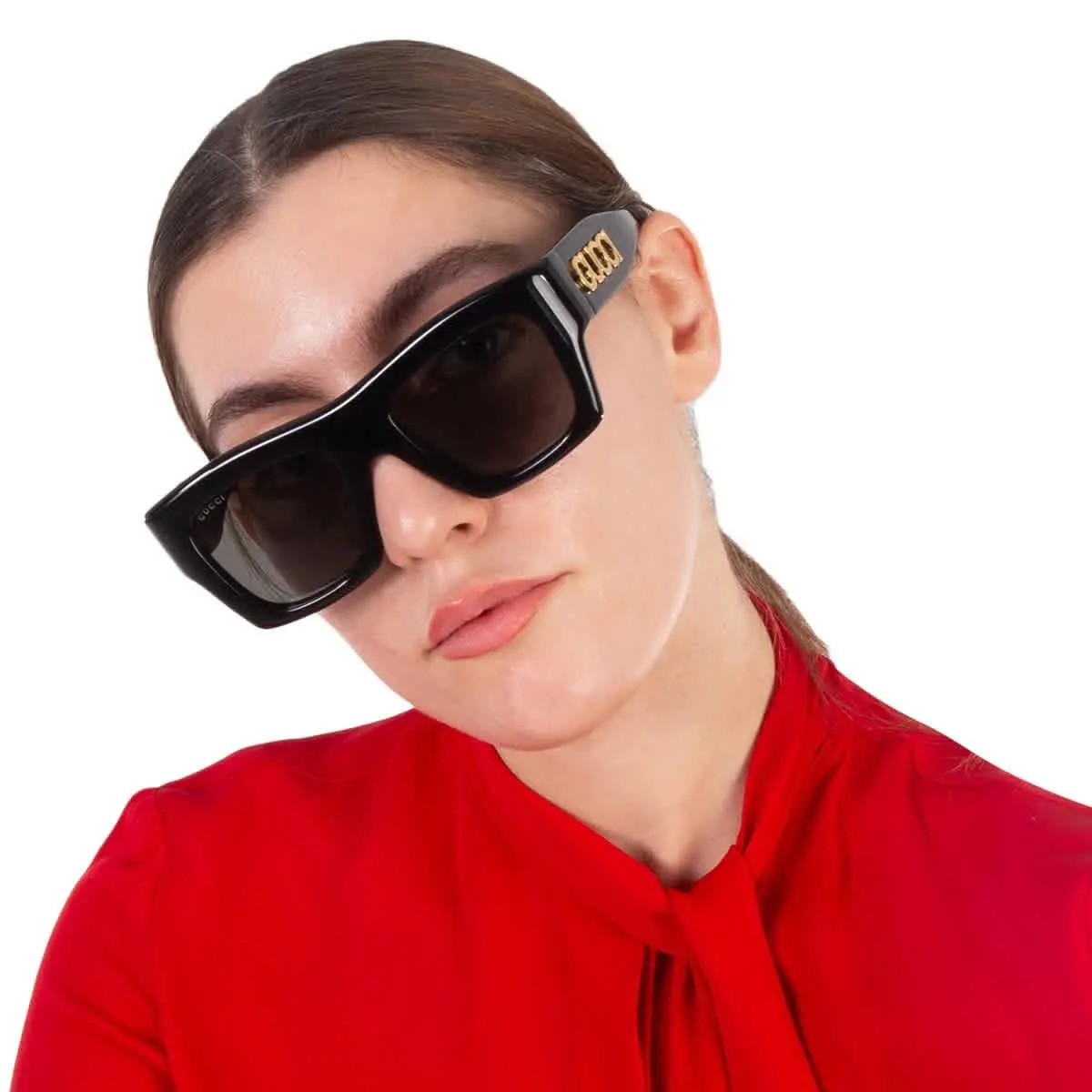 Grey Square Ladies Sunglasses GG1772S 001 52 GG1772S 001 52 by Gucci