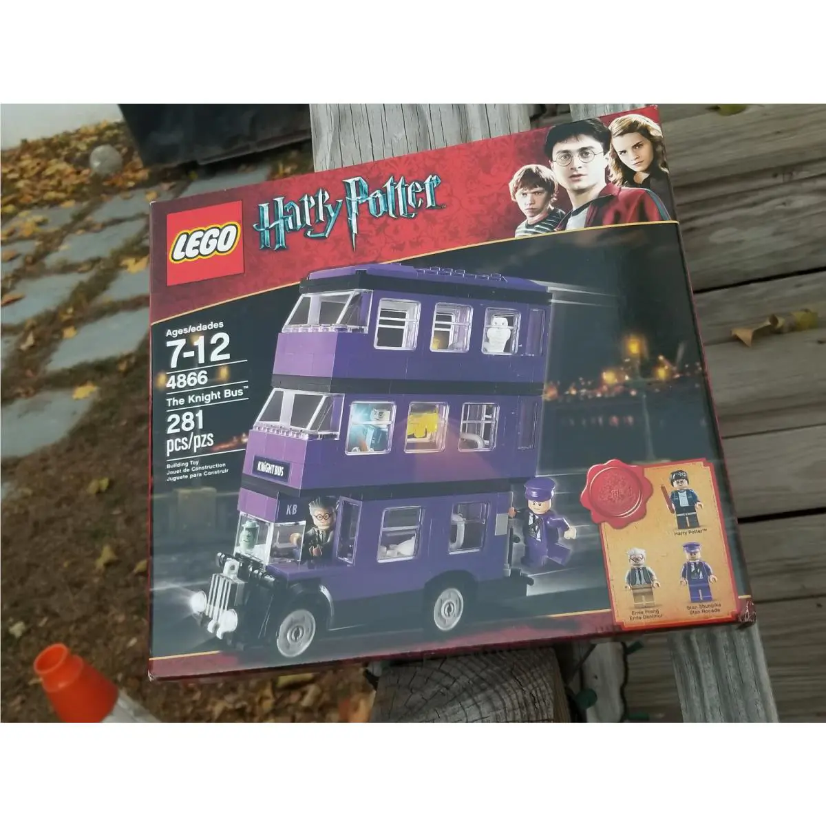 Lego 4866 Harry Potter Knight Bus Minifigures Ernie Stan Head Hedwig Hogwarts