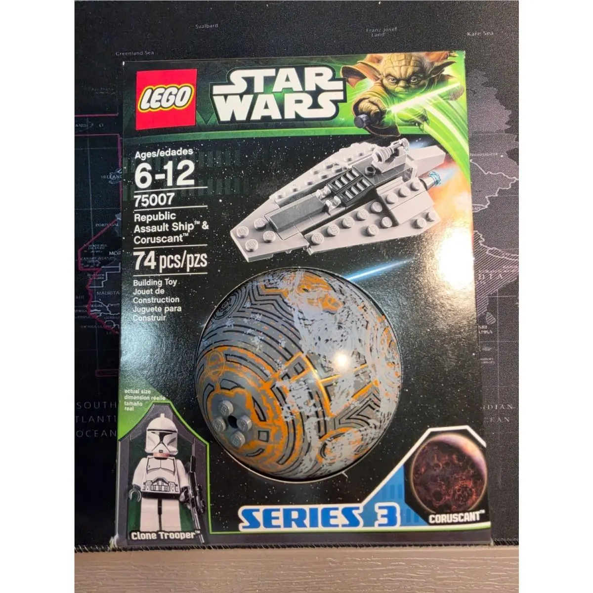 Lego 75007 Republic Assault Ship Coruscant Star Wars Building Set Gray