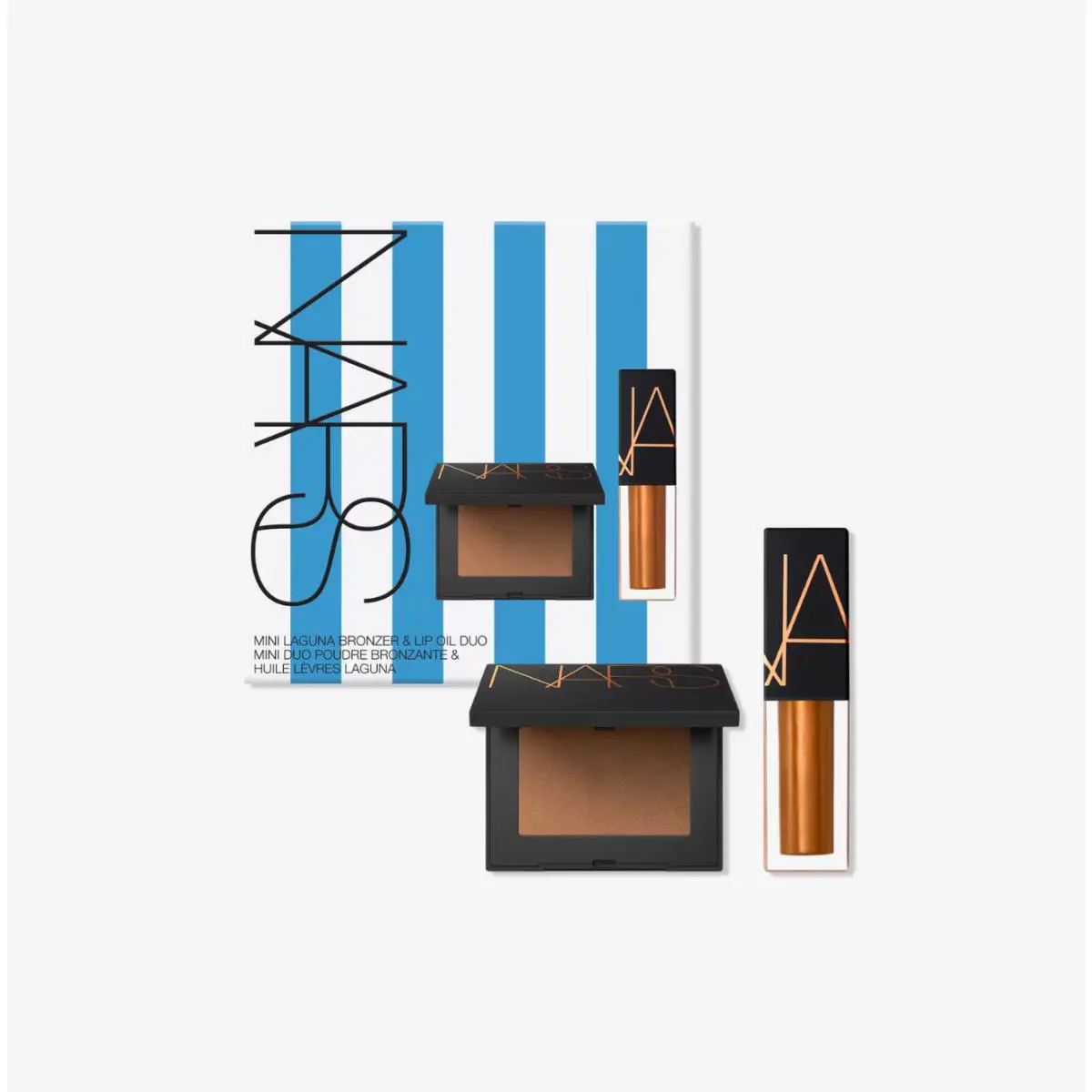 Nars Mini Laguna Bronzer Lip Oil Duo Essential Set Travel Size