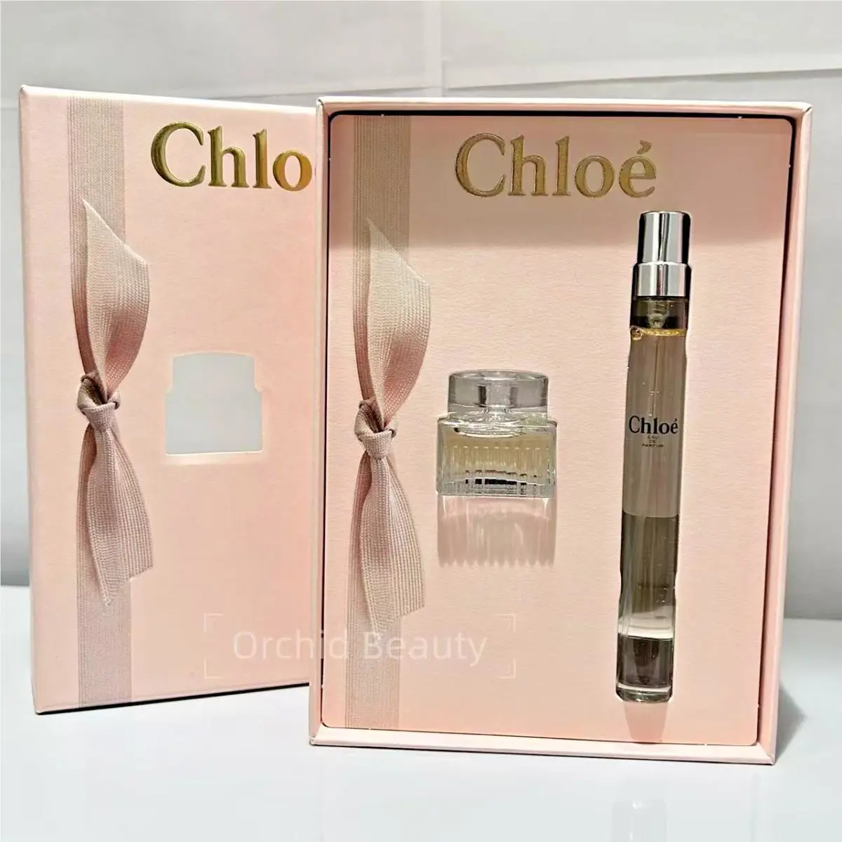 Chloe Edp Perfume Travel Set Spray 10 Ml+ Splash 5 ml Limited Edition