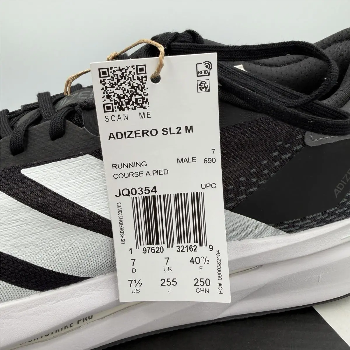 Adidas shoes - adidas Adizero SL2 - Adizero - JQ0354 - Black 8
