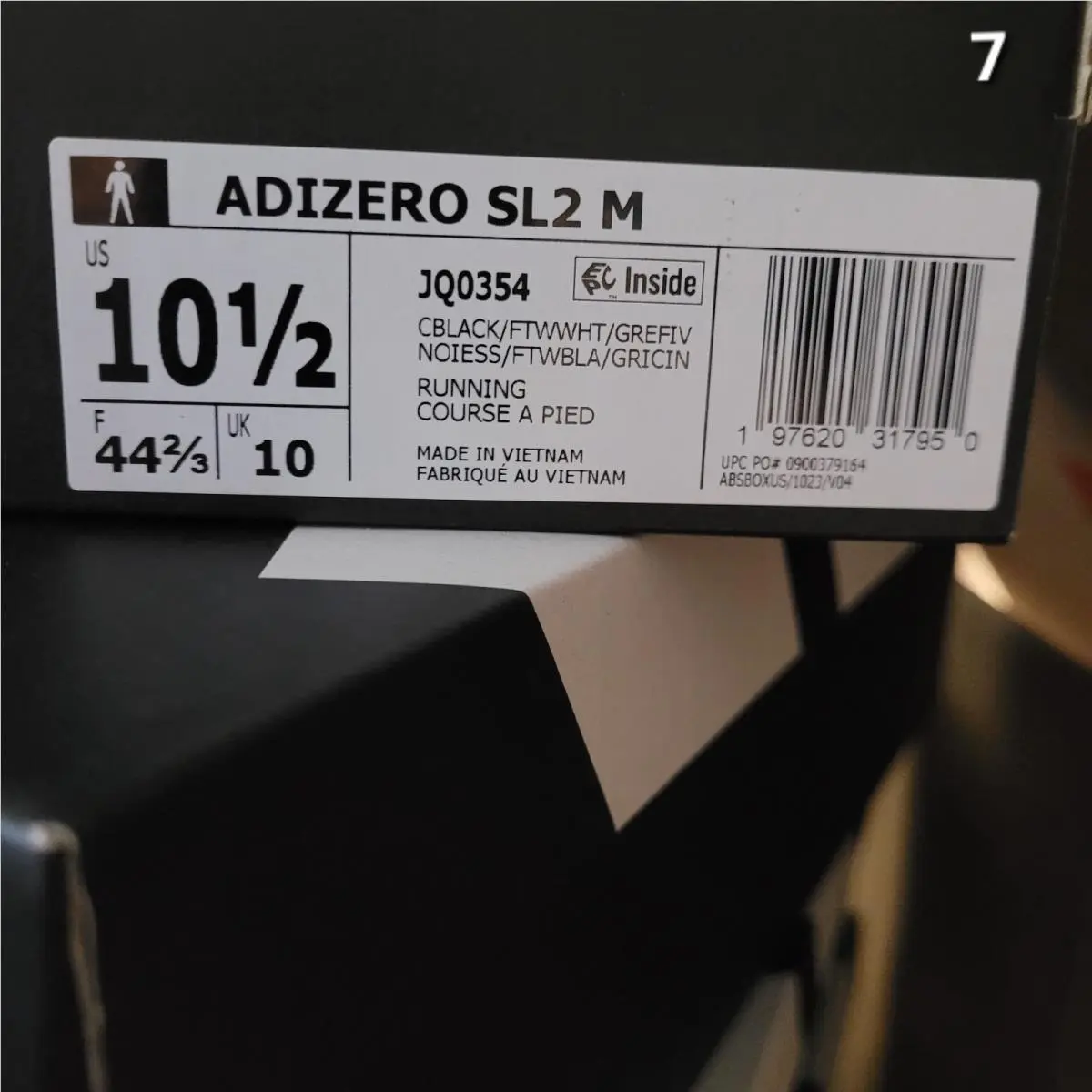 Adidas shoes - adidas Adizero SL2 - Adizero - JQ0354 - Black 5